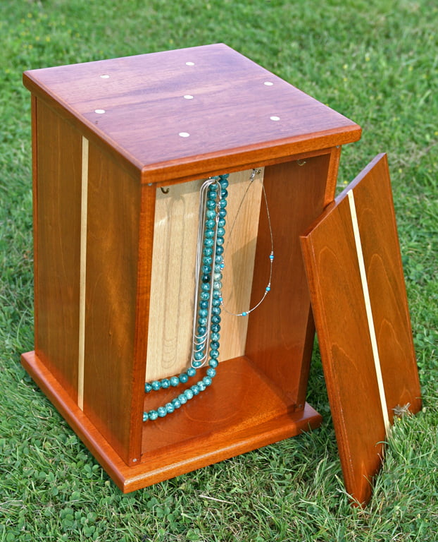 Jewellery Box - mahogany & maple