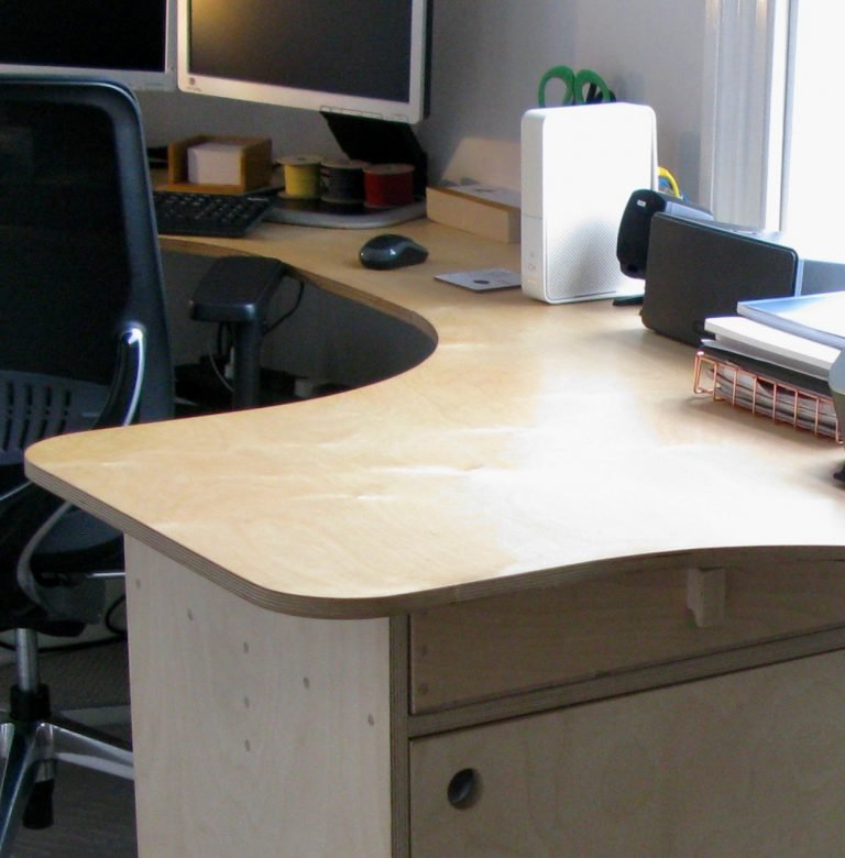 home office birch ply