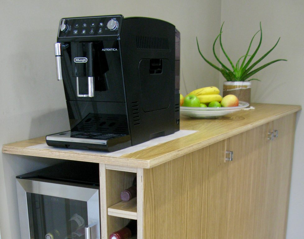 oak veneered birch ply kitchen unit