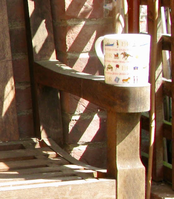 english oak garden bench