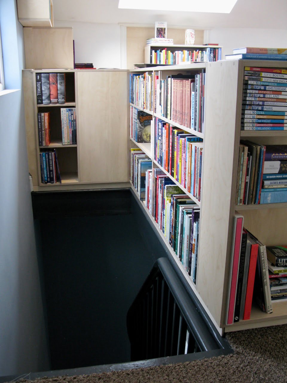 bookcase bannister birch ply
